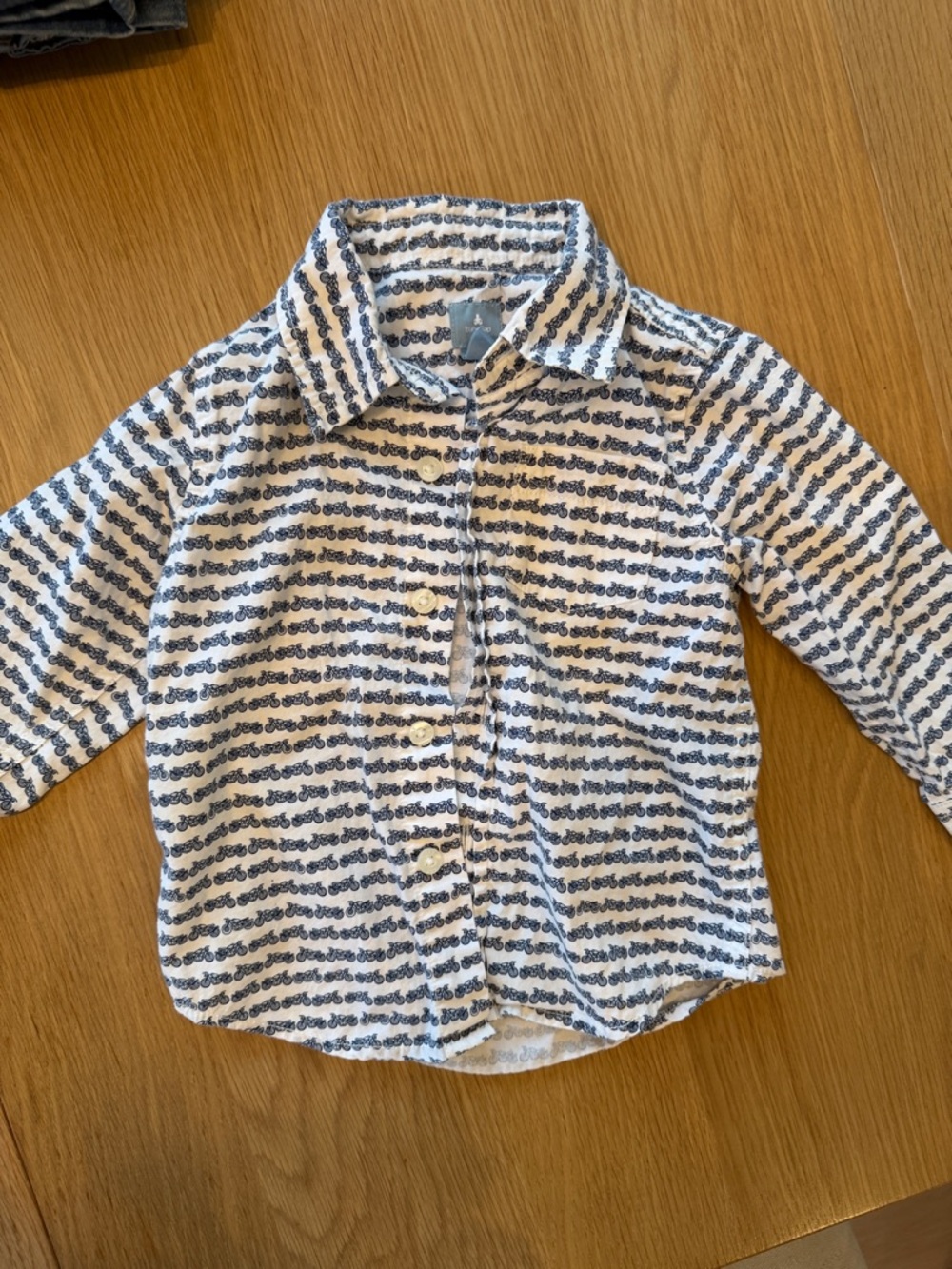 Bicycle dress shirt
2T